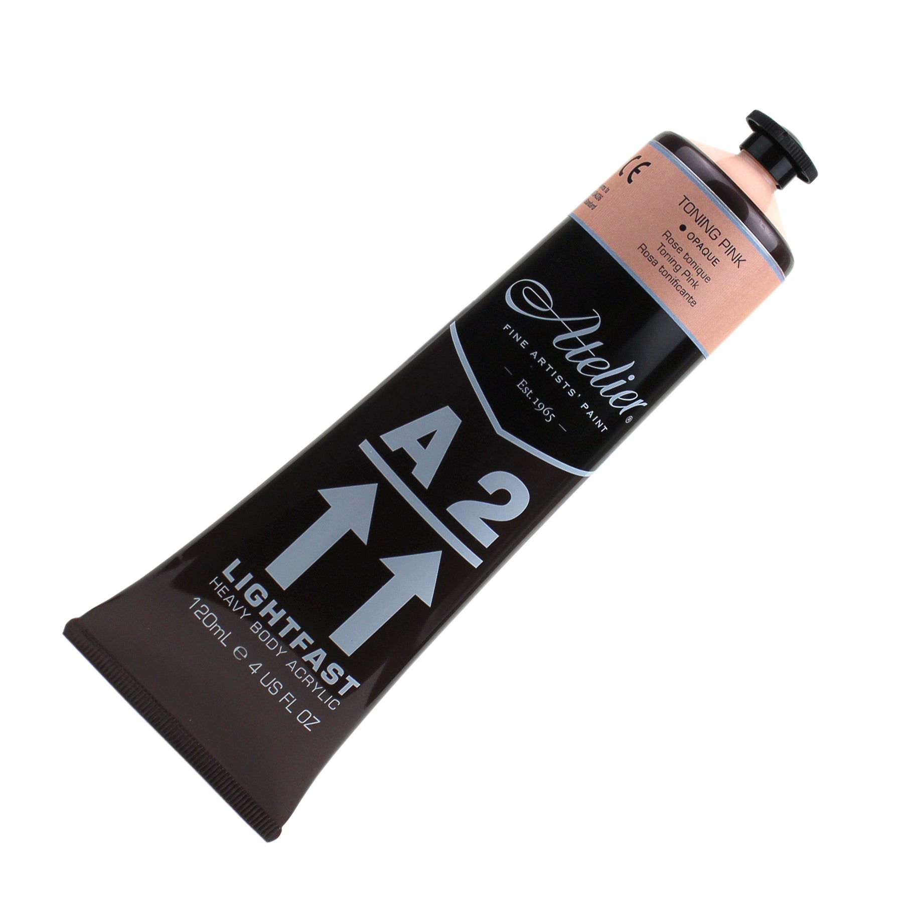 A2 Heavy Body Lightfast Artist Acrylic, 4 oz., Toning Pink