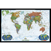World Decorator Map, Laminated, 46" x 30.5"