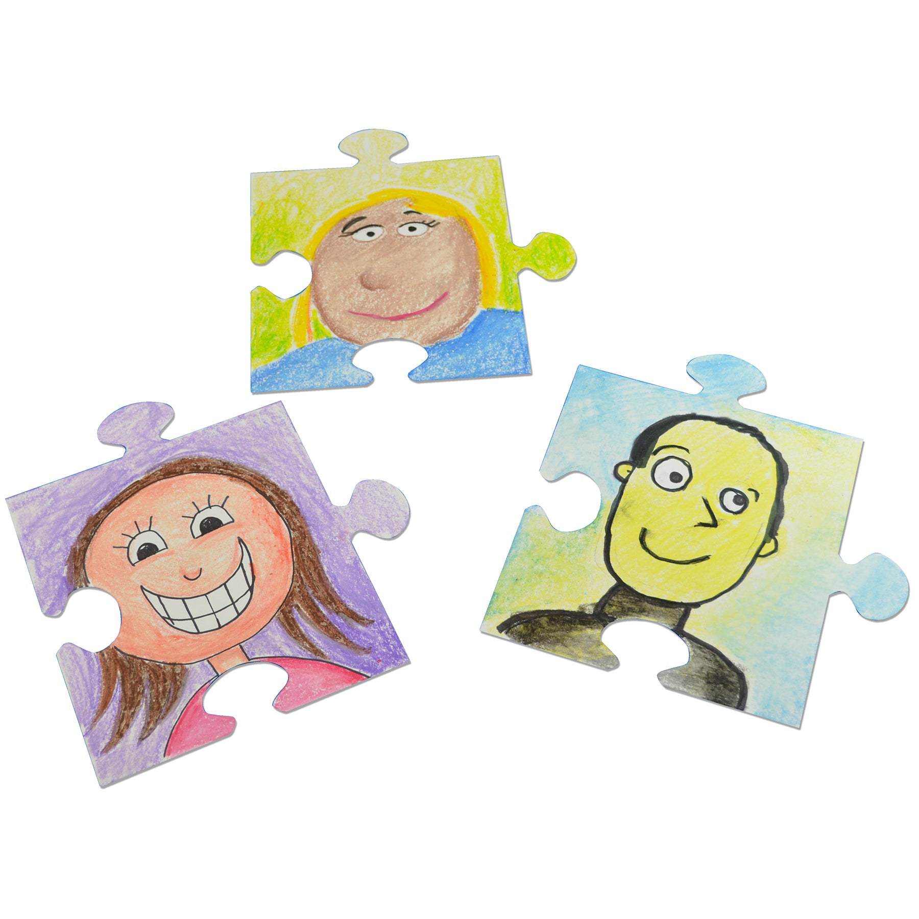 We All Fit Together Giant Puzzle Pieces, Pack of 30