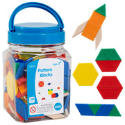 Pattern Blocks - Mini Jar- Set of 120