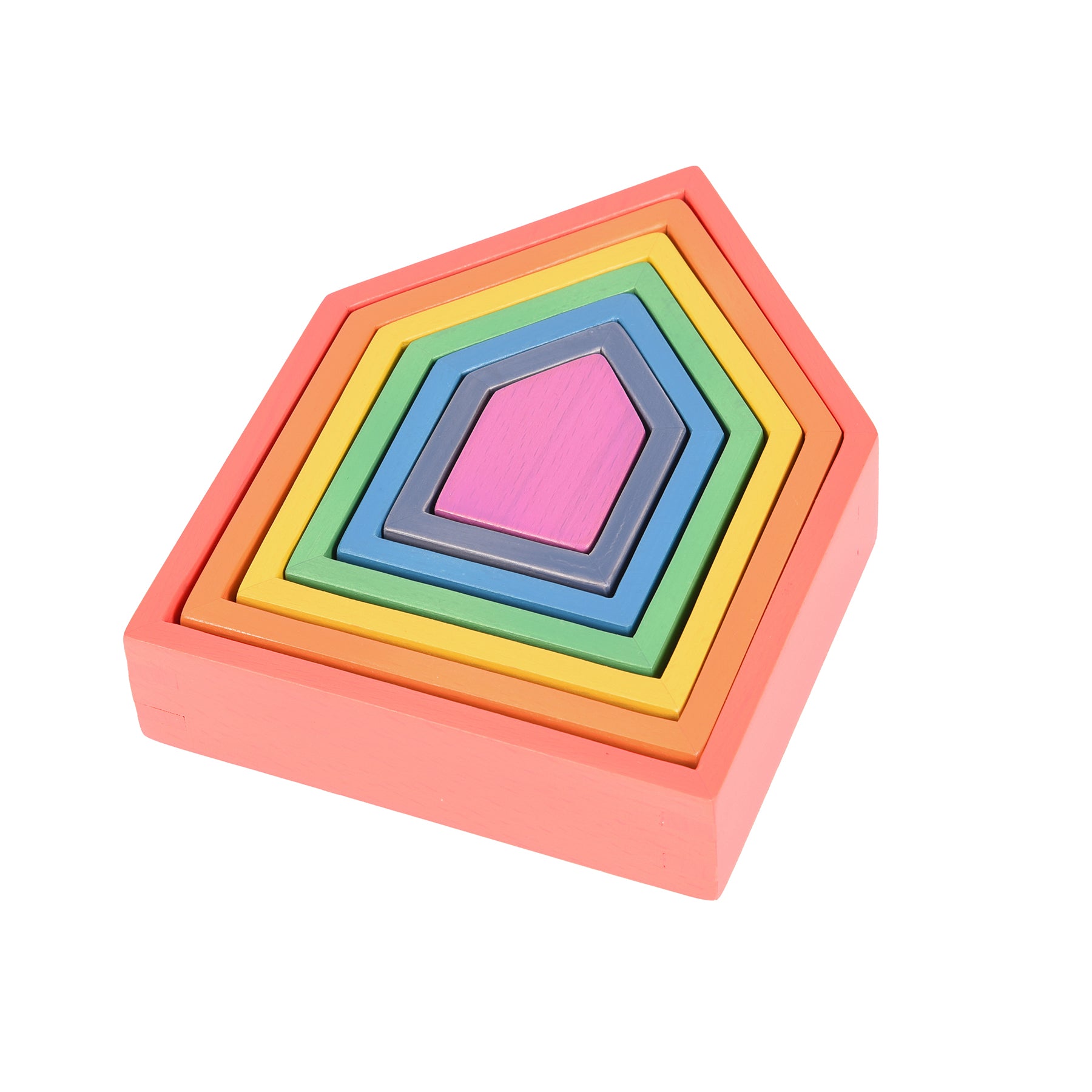 Rainbow Architect Houses - Set of 7