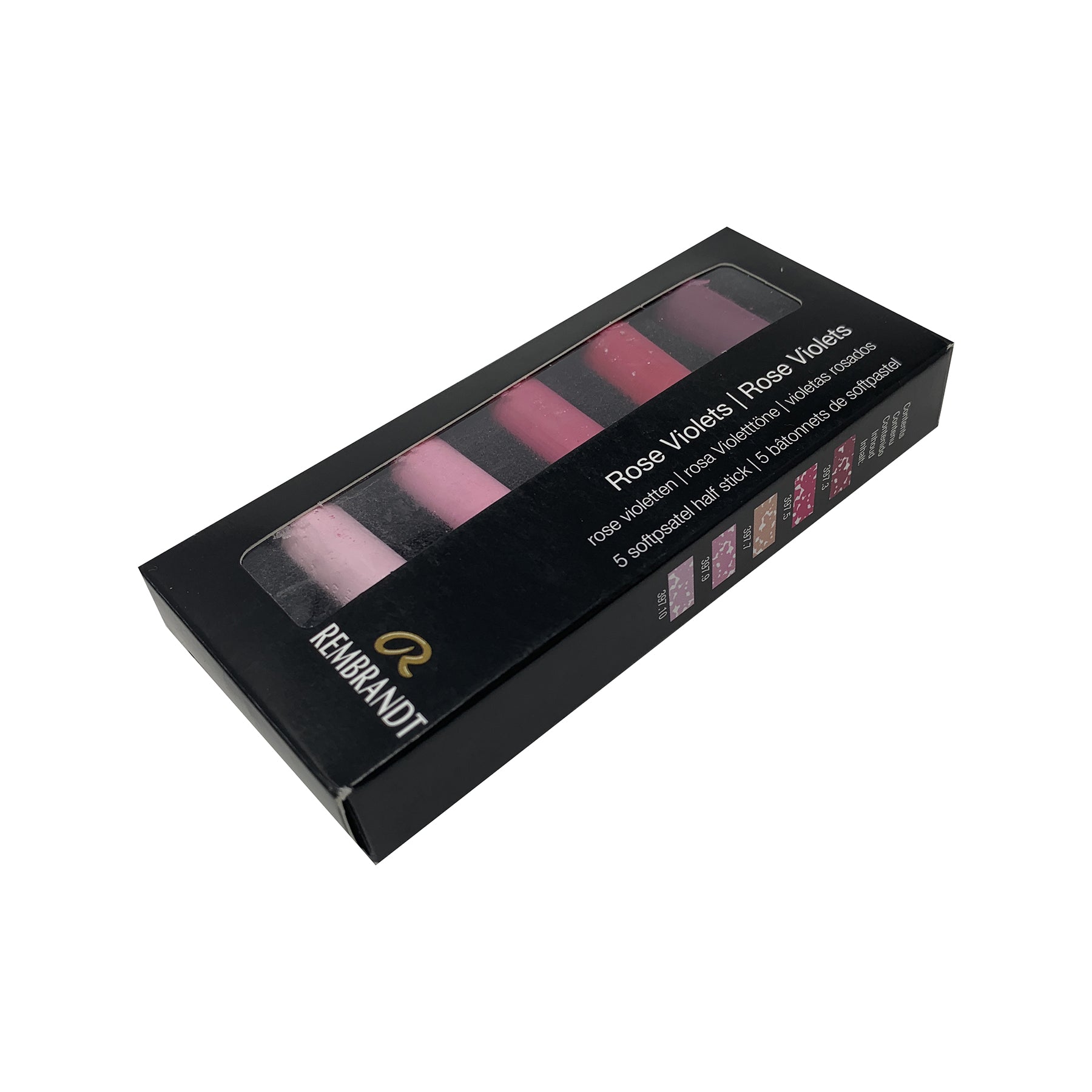 Soft Pastels Micro Sets, 5 Half Sticks, Rose Violets