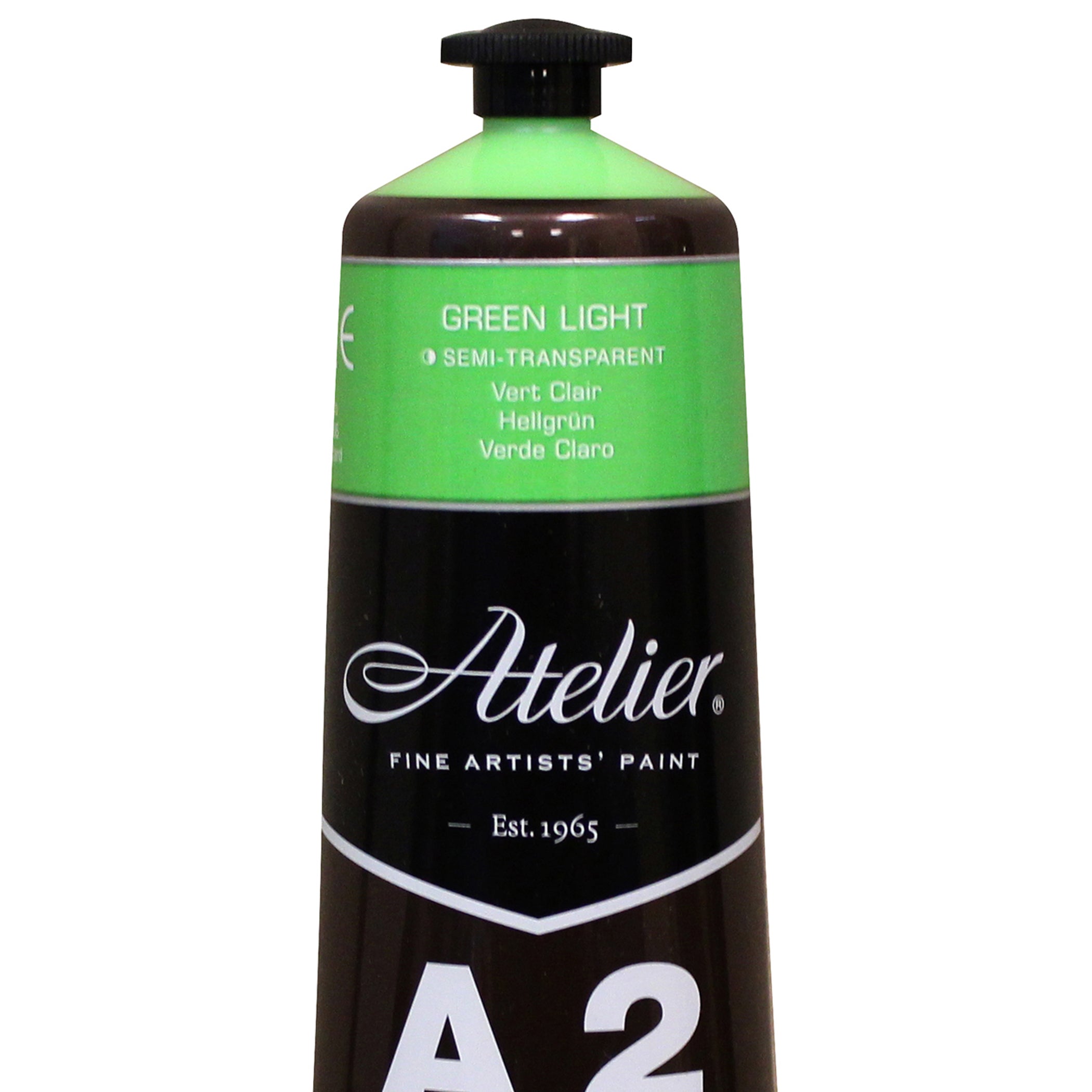 A2 Heavy Body Lightfast Artist Acrylic, 4 oz., Green Light