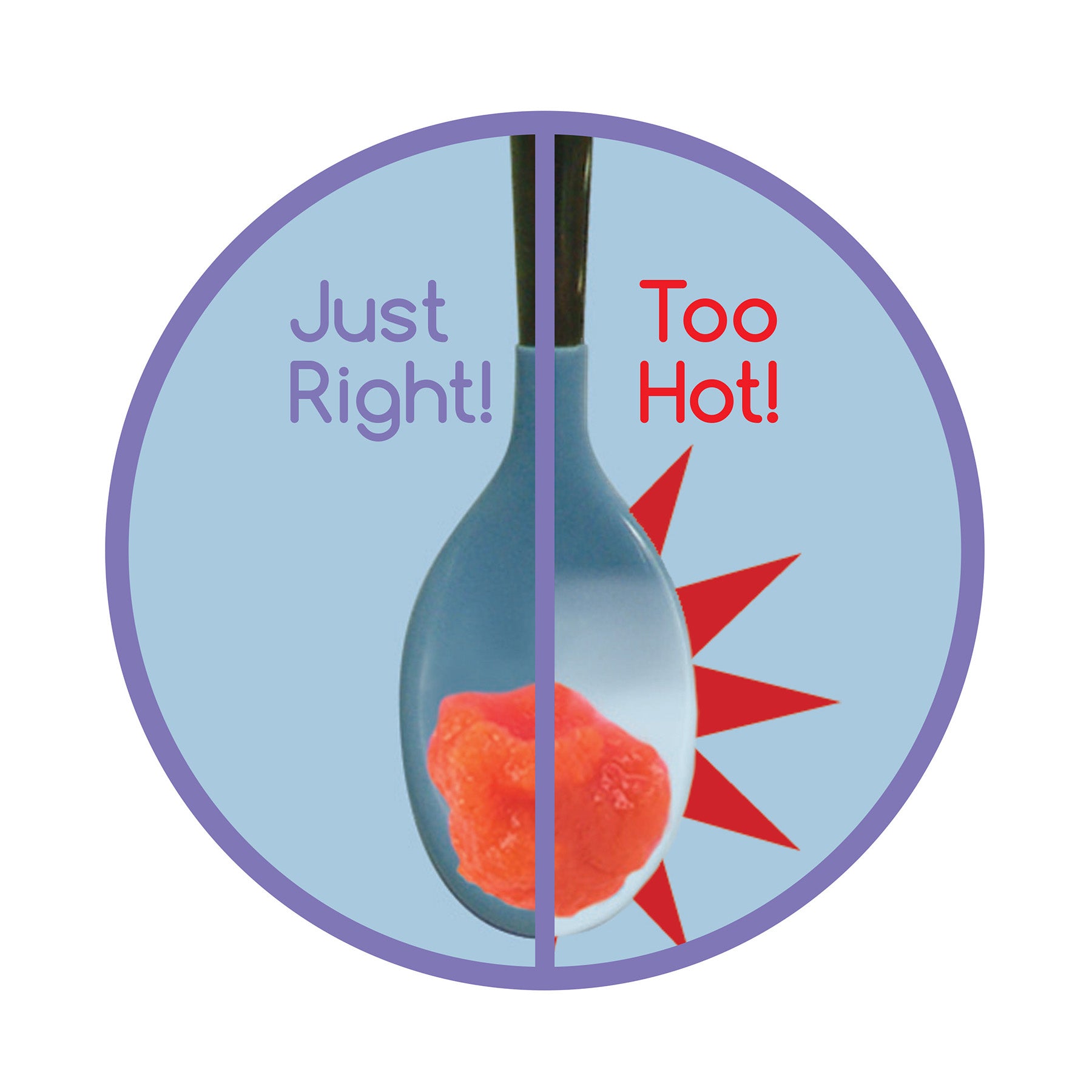 Color Changing Heat Sensing Soft Tip Spoon