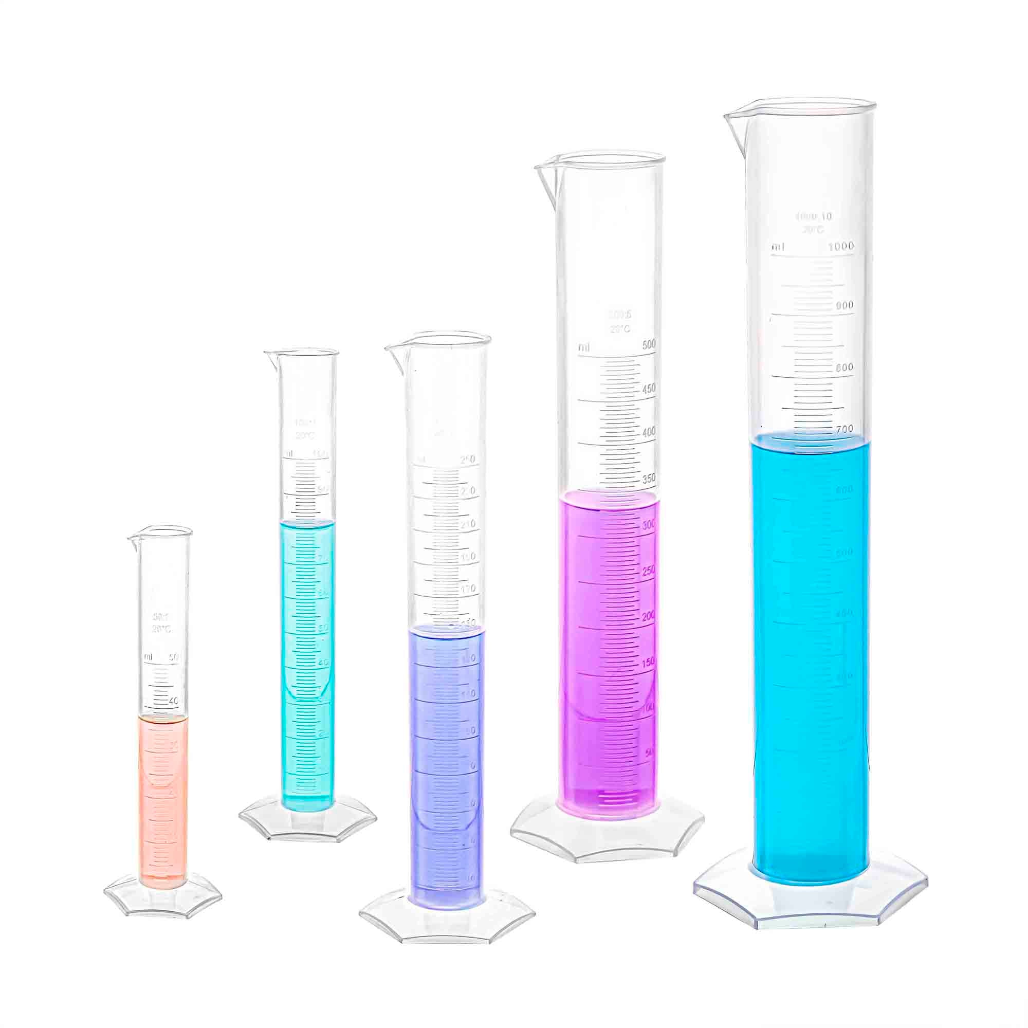 Measuring Cylinders, Set of 5