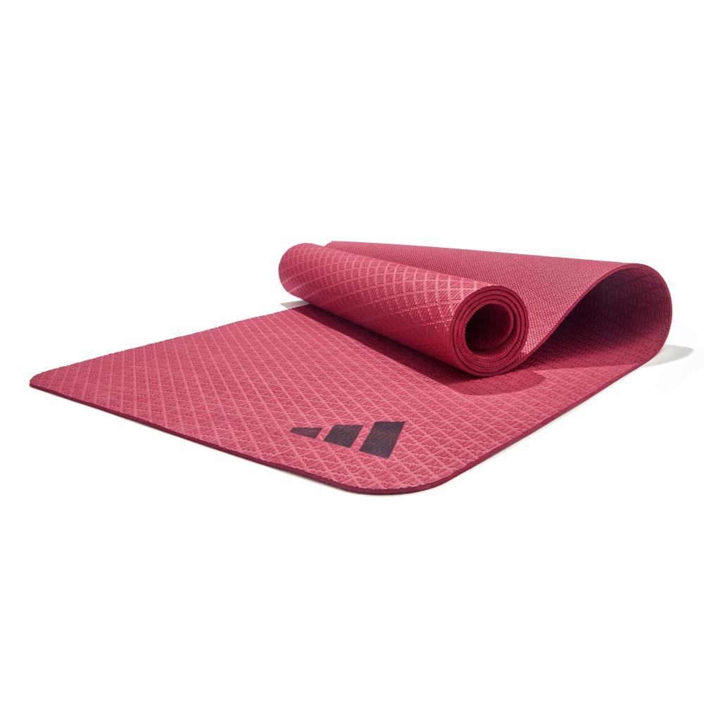 Adidas Yoga Mat 4mm(.15" Thick) - Collegiate Burgundy, 69" x 24"