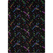 Celebration 6' x 9' area rug in color Fluorescent