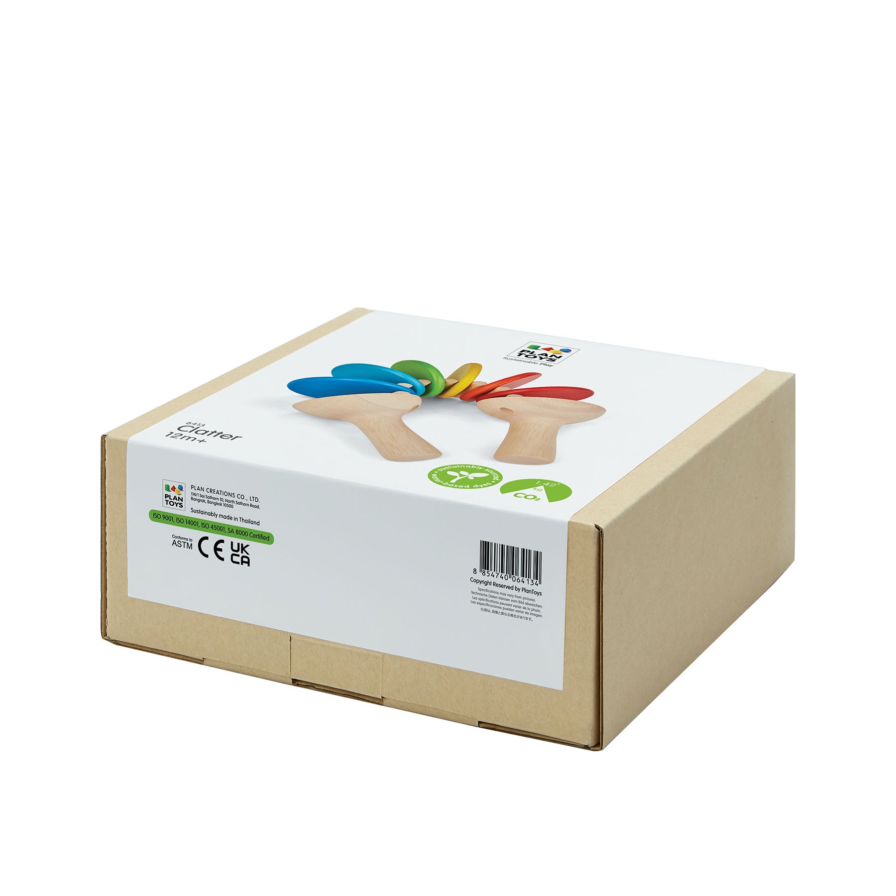 Wooden Clatter Toy Percussion Instrument