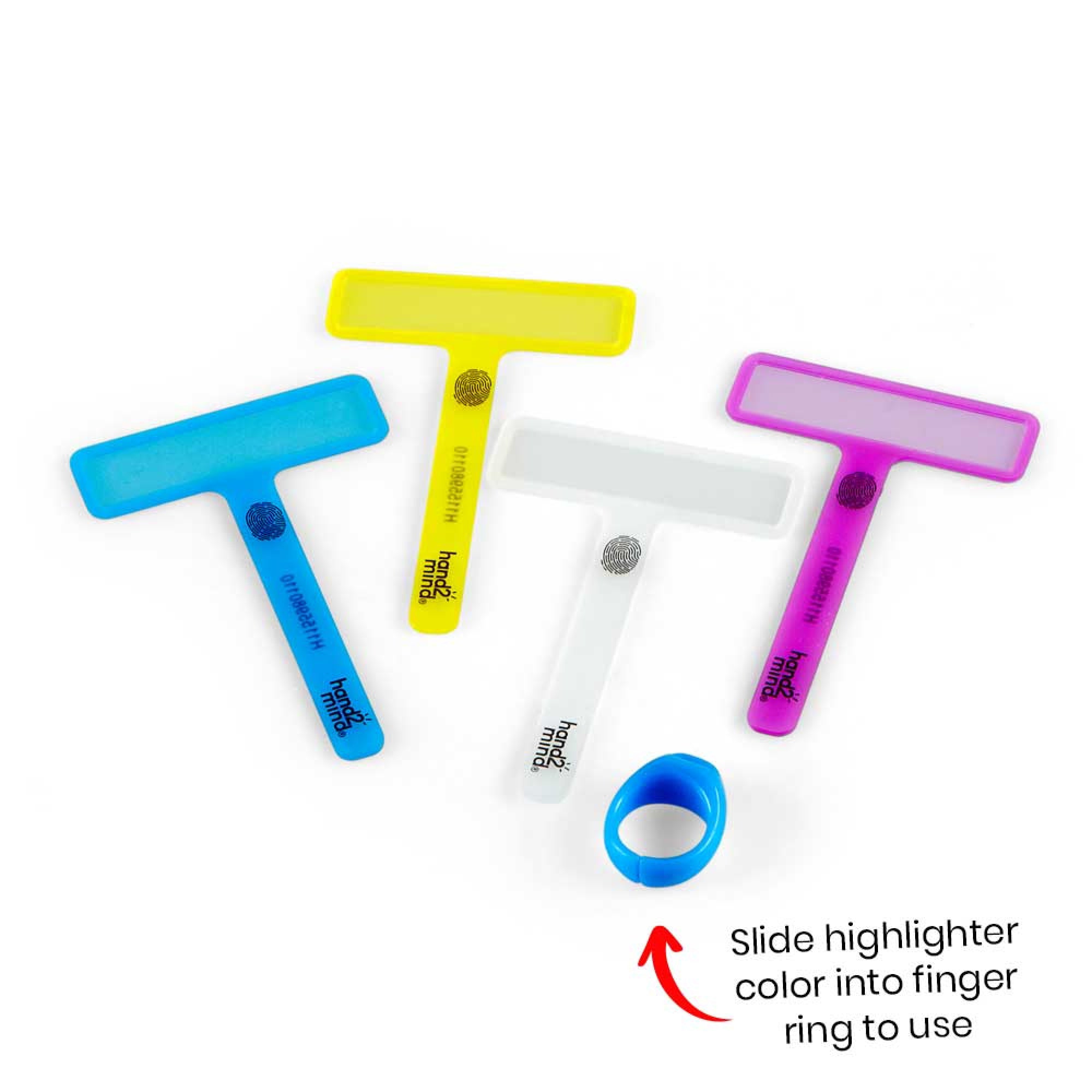 FingerFocus Highlighter Classroom Kit, 24 Sets