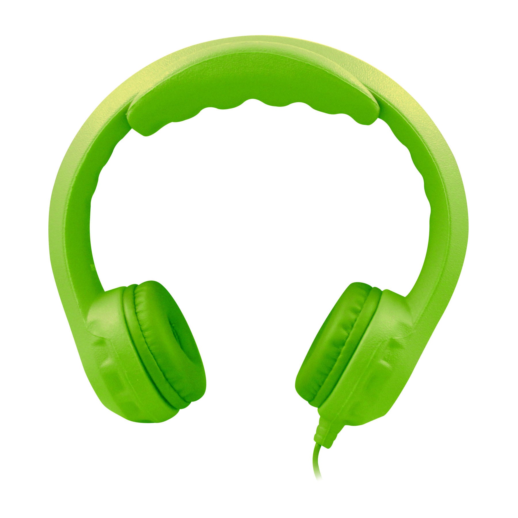 Flex-Phones Single Construction Foam Headphones - Green