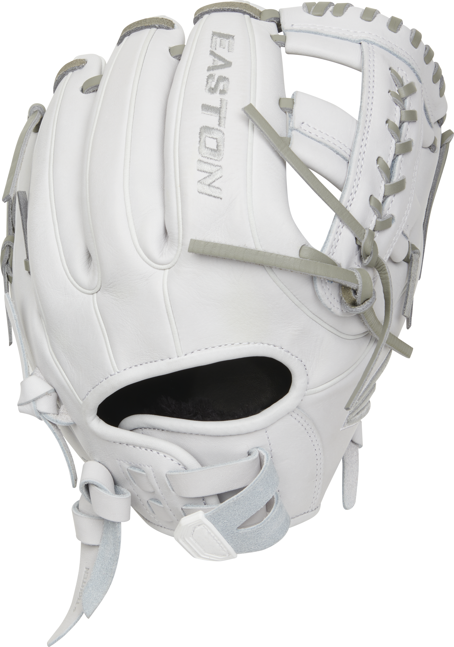 Easton Pro Collection Series 11.75-Inch Softball Glove - Right Hand Thrower - White/Gray