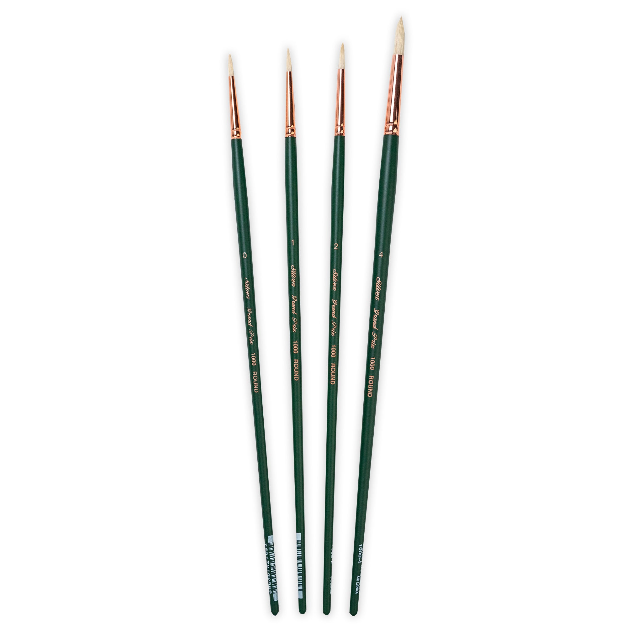 Grand Prix Small Rounds, 4 Brushes