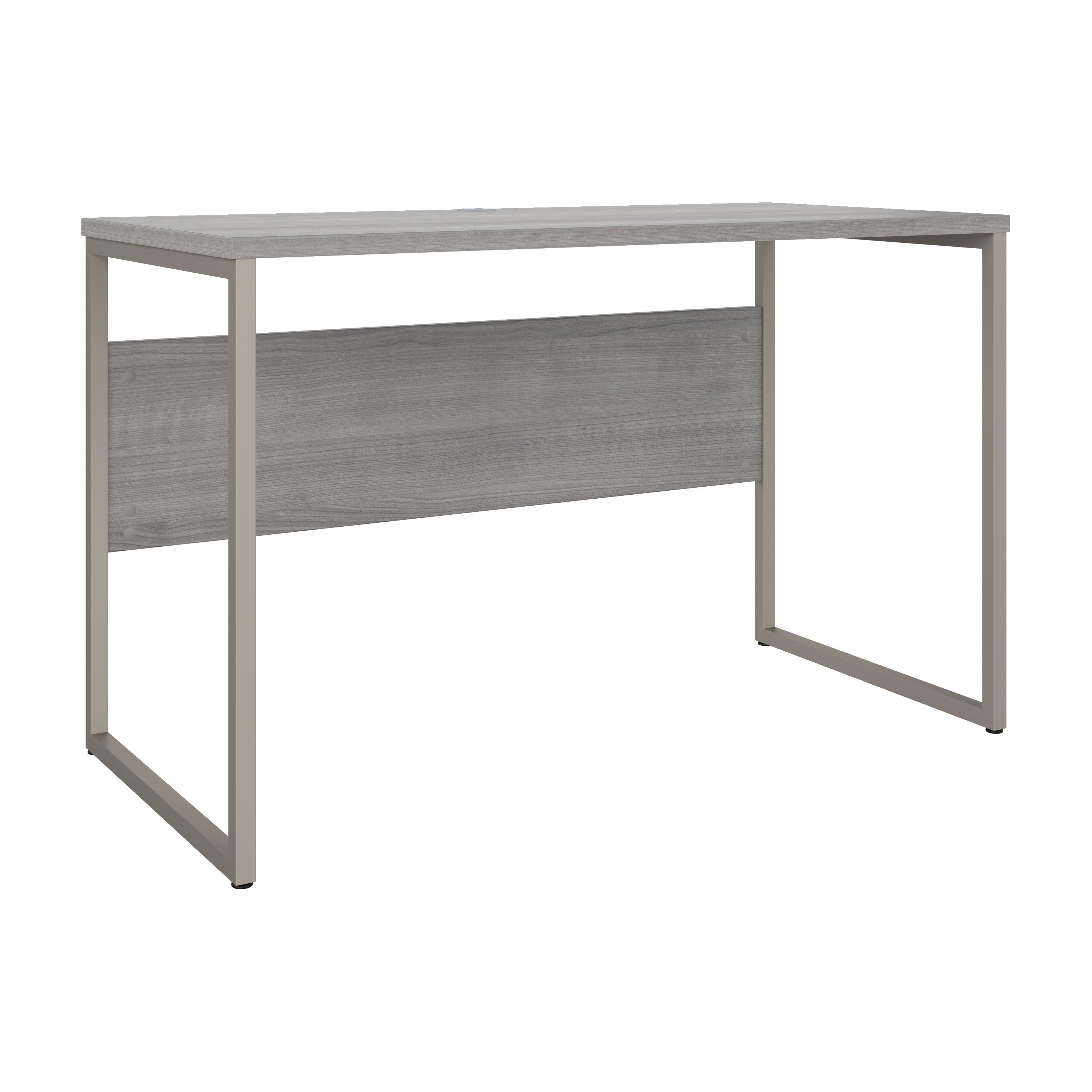 Bush Business Furniture Hybrid 48W x 24D Computer Table Desk with Metal Legs in Platinum Gray - 47.6" Width x 23.35" Depth x 29.91" Height