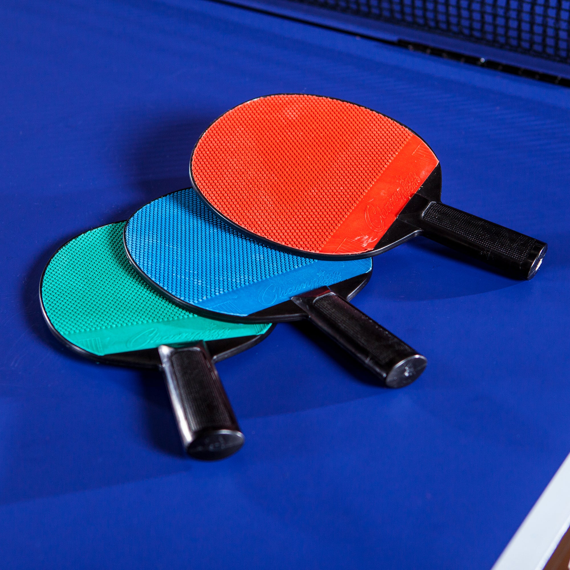 Plastic Rubber Face Table Tennis Paddle
