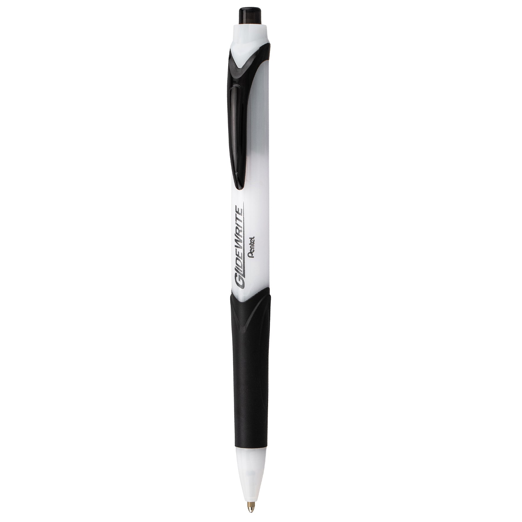 GlideWrite Ballpoint Pen with TechniFlo Ink, (1.0mm) Medium Line, Black, 1 Dozen