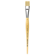 JUNIOR BORSTE Synthetic Student Brush, Synthetic, Tempera, Flat, Series 329, Size 20