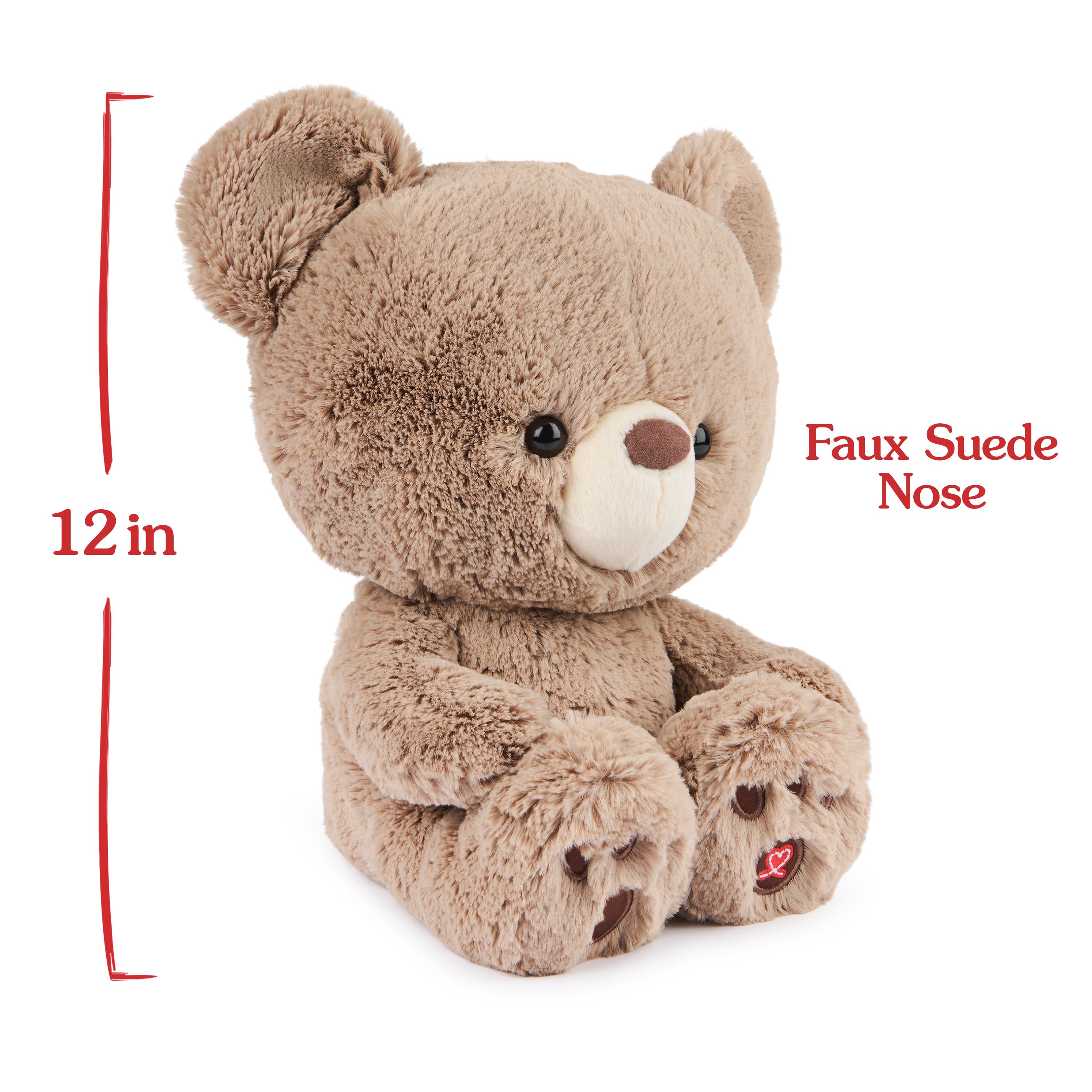GUND Kai Teddy Bear Plush Toy, Premium Stuffed Animal for Ages 1 and Up, Taupe, 12”