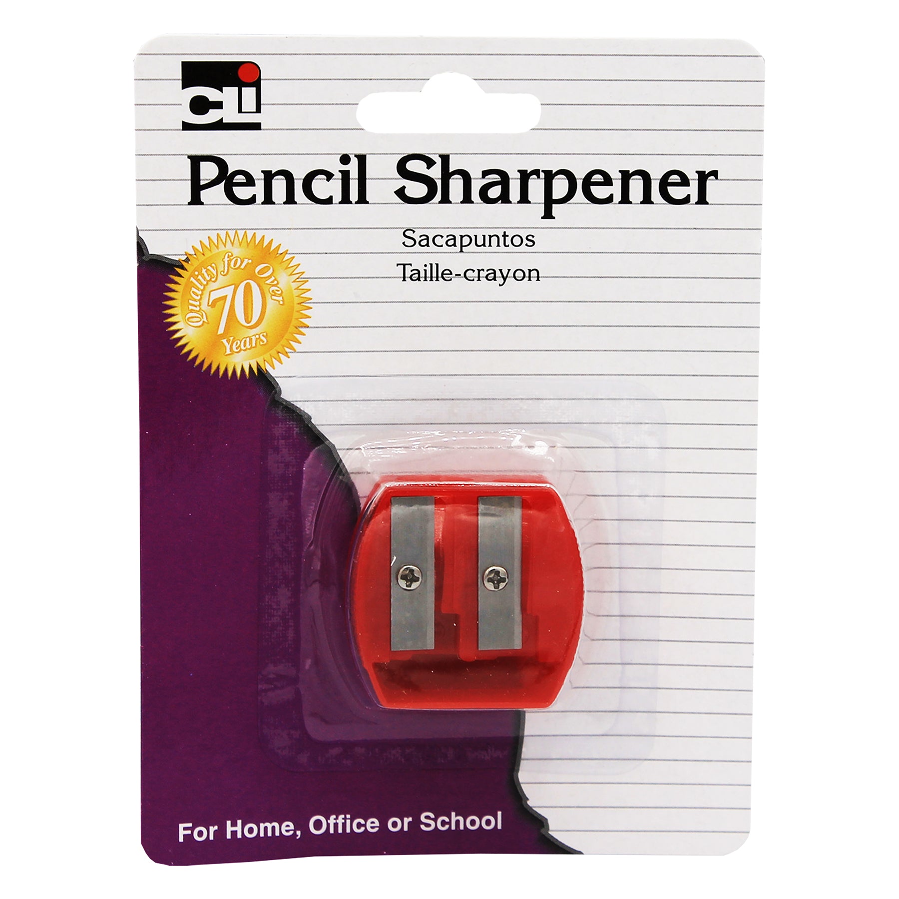 Two Hole Pencil/Crayon Sharpener