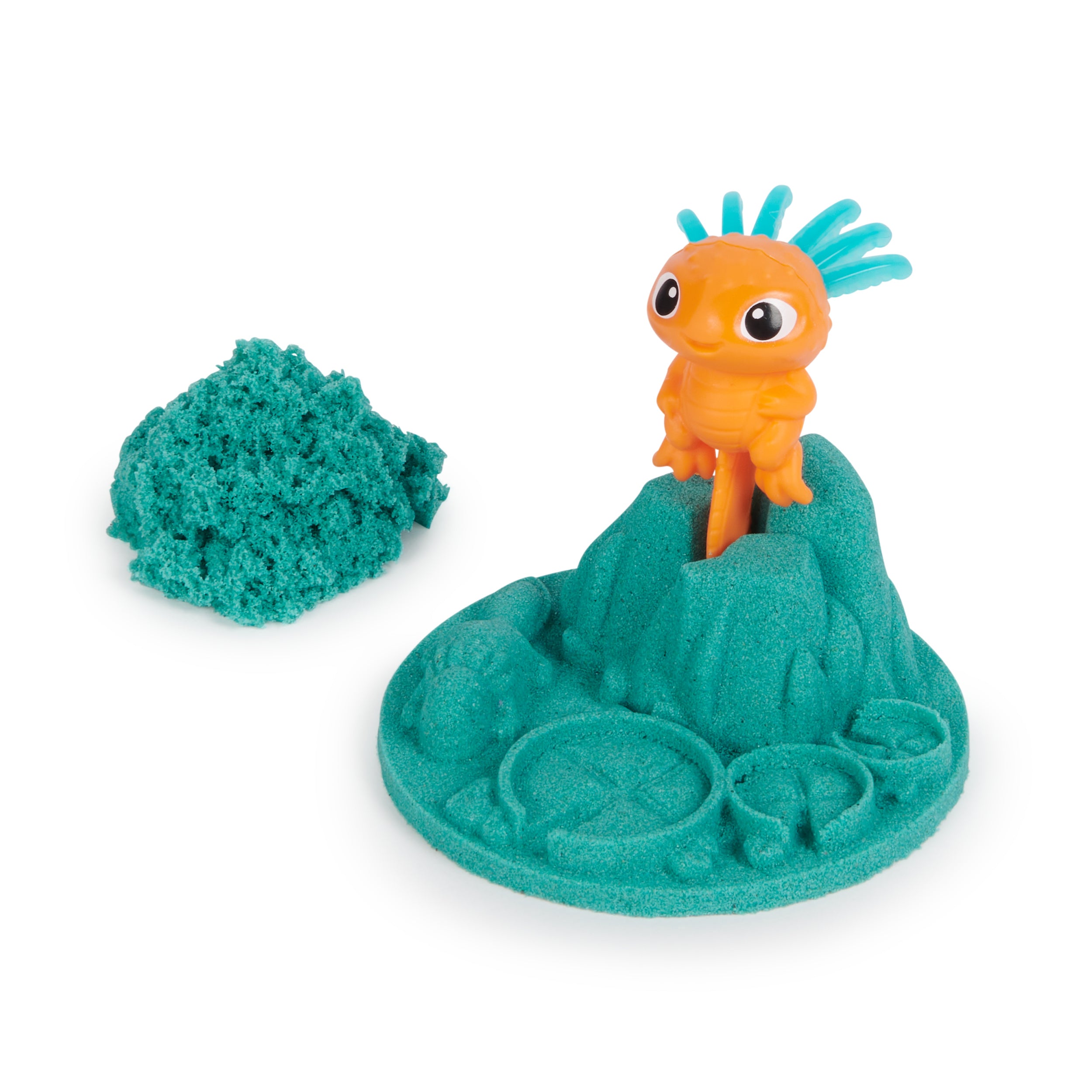 Kinetic Sand Surprise Wild Critters, 4oz Play Sand, Surprise Toy Character & Reusable Sand Storage with Lid, Sensory Toys for Kids Ages 5+