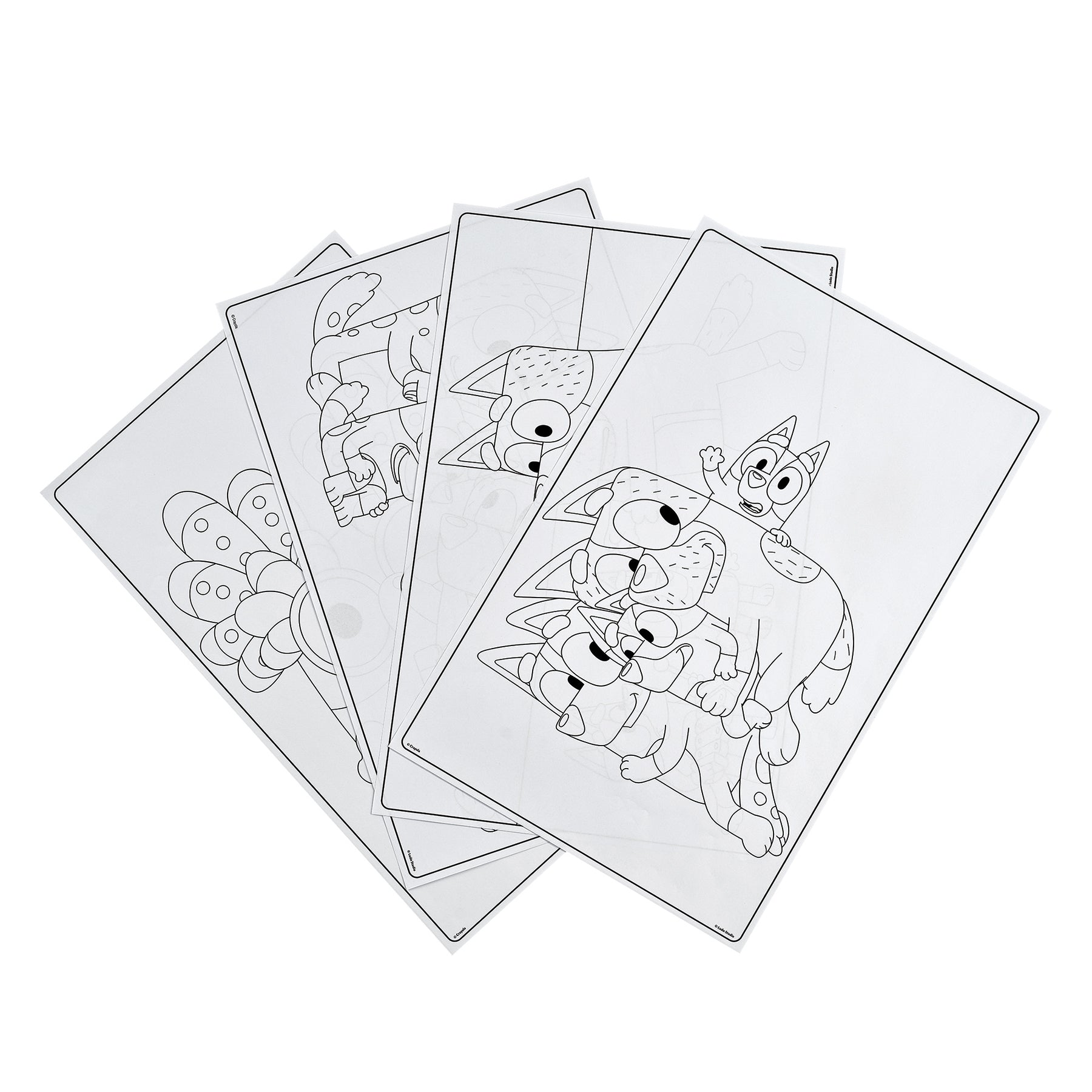 Giant Coloring Pages, Bluey