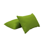 Presidio 12" x 20" Lumbar Indoor/Outdoor Pillow with Piping, 2-Piece - Lime Green