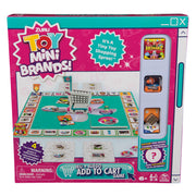 Spin Master Games, Toy Mini Brands Add to Cart Game, A Tiny Shopping Spree for Kids, 4 Collectible Toy Mini Brands Included, 2-4 Players, for Ages 6 & Up