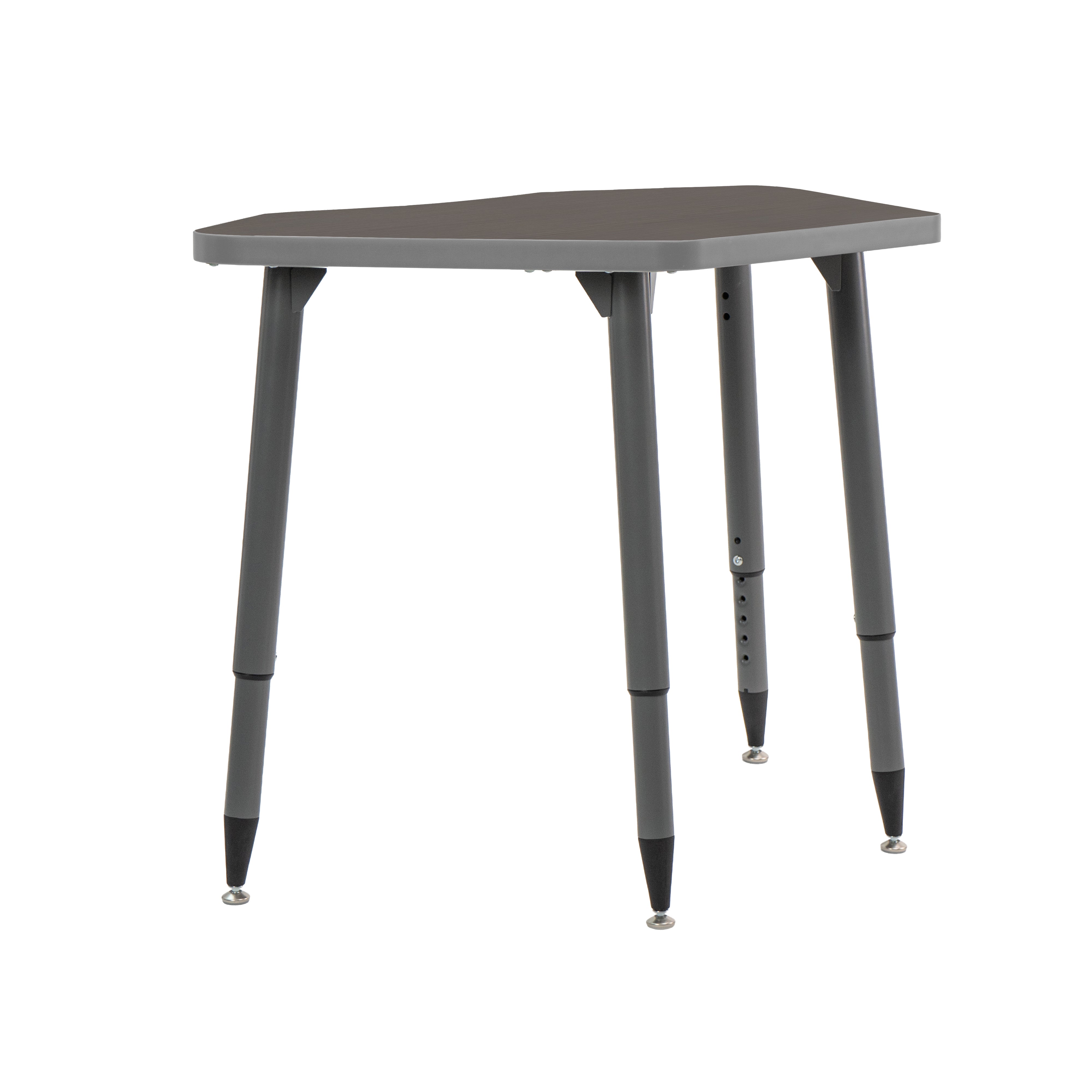 Adapte 24" x 36" Petal Thermofused Activity Table with Adjustable Tapered Legs - Cosmic Strandz/North Sea