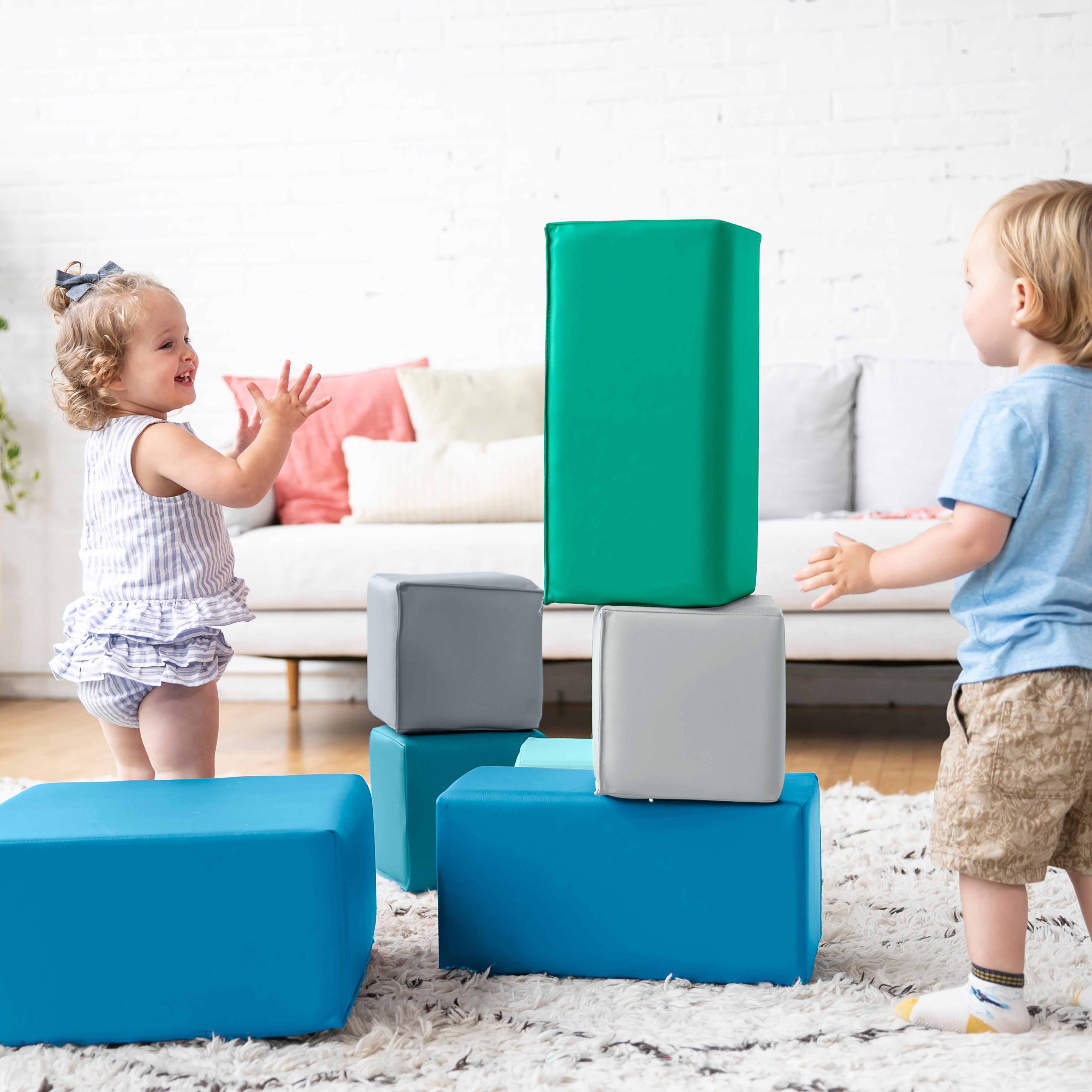 SoftZone Toddler Foam Blocks 7-Piece - Contemporary