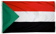 Sudan Flag 5x8 ft. Nylon SolarGuard Nyl-Glo 100% Made in USA to Official United Nations Design Specifications.
