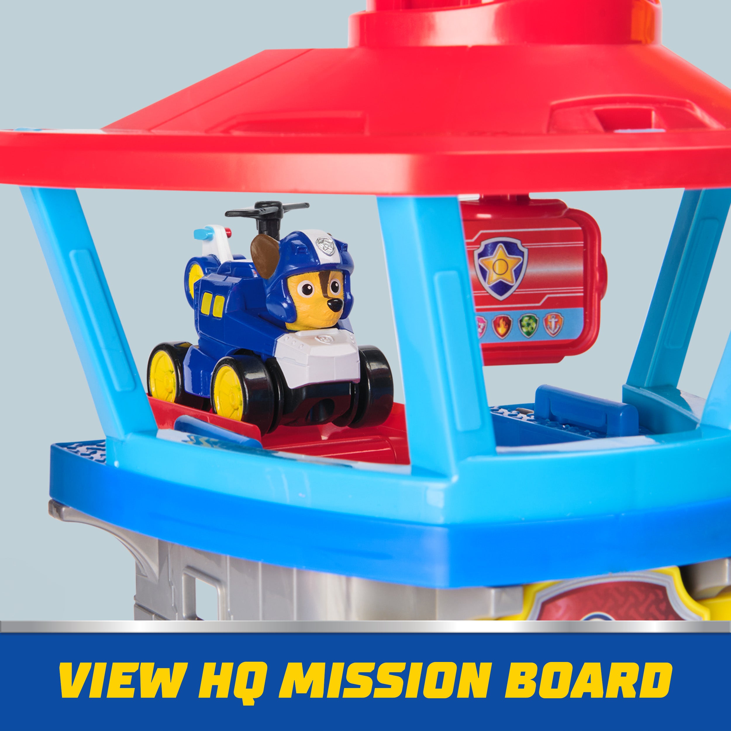 PAW Patrol: Air Rescue, Pup Squad Adventure Bay Airport Playset, with Chase Toy Car & PAW Patrol Vehicle Launcher, Kids Toys for Boys and Girls 3+