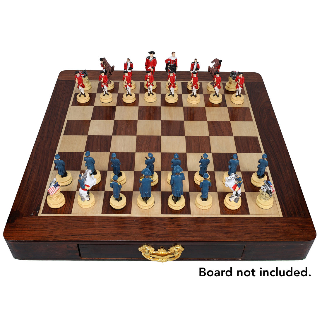 American Revolutionary War Chess Pieces, 3.5 inch king