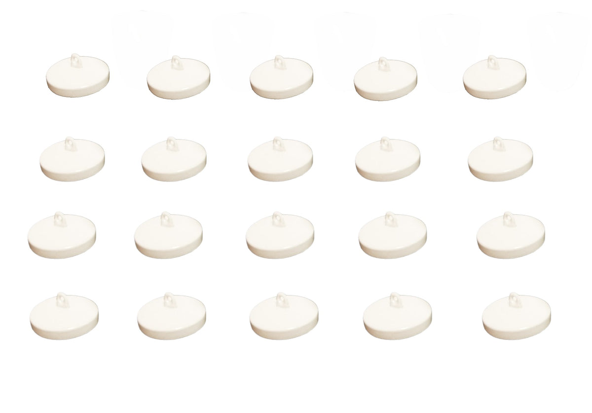 Crucible Lid, Porcelain, High-Form, 30ml, Pack of 20