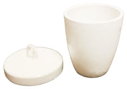 Crucible, Porcelain, High-Form, 50ml, with Lid, Case of 200