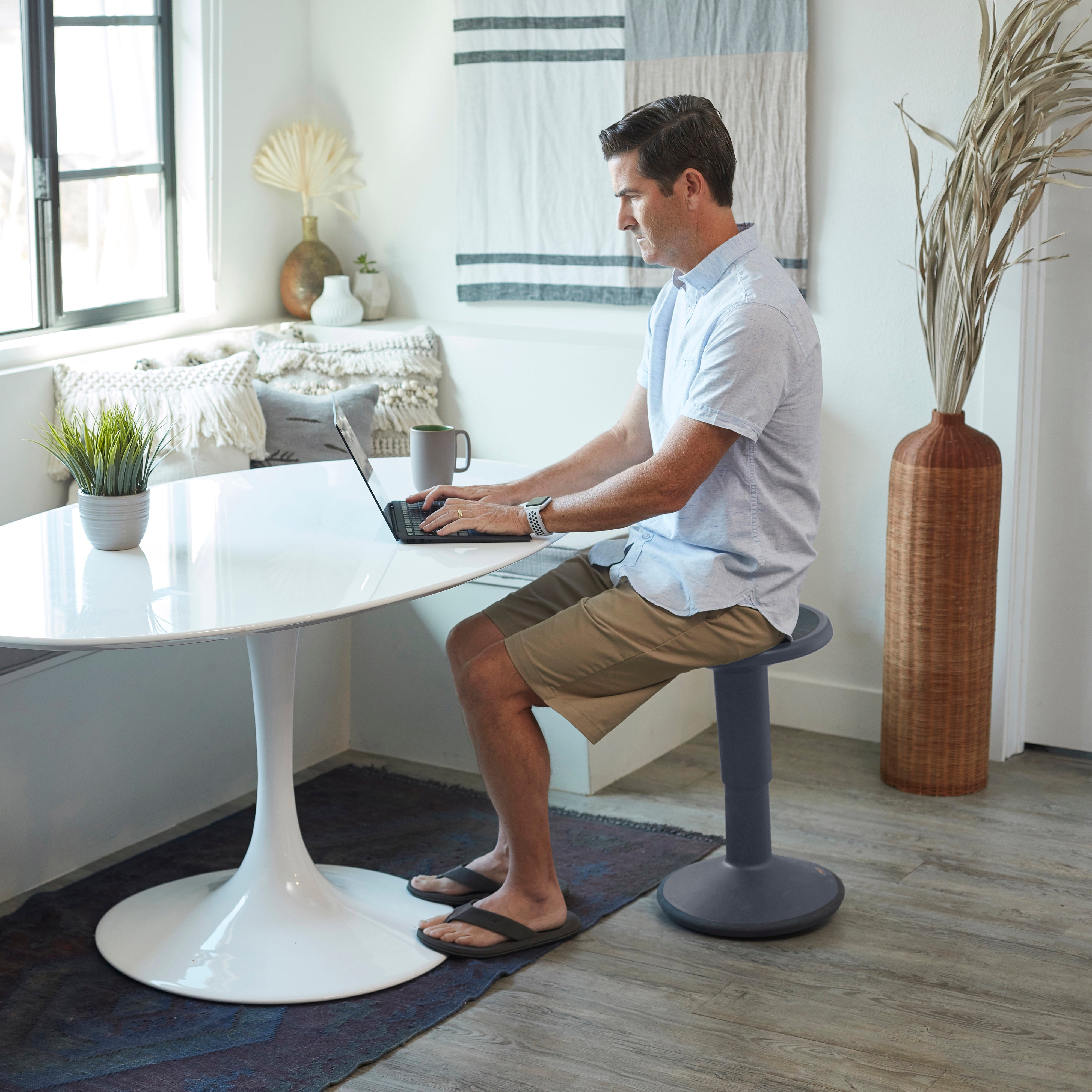 SitWell Adjustable Stool - Grey