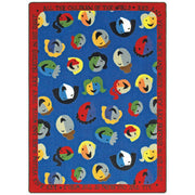 Children of the World 10'9" x 13'2" area rug in color Multi