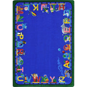 Choo Choo Letters 5'4" x 7'8" area rug in color N/A