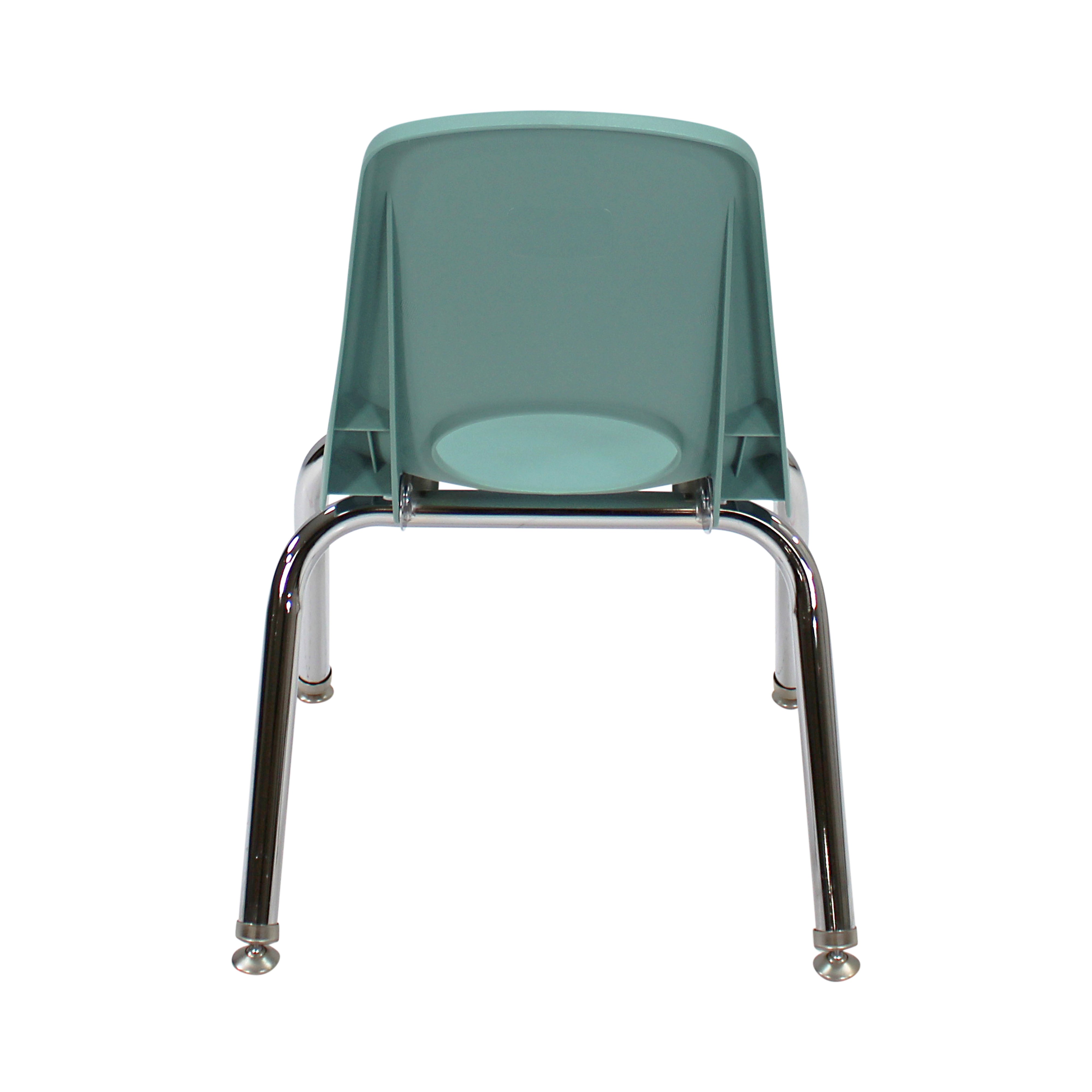 12" Stack Chair with Swivel Glides - Seafoam