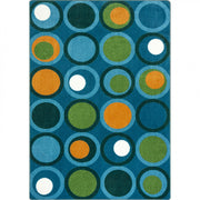Circle Back 10'9" x 13'2" area rug in color Citrus