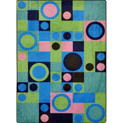 City Block 7'8" x 10'9" area rug in color Green