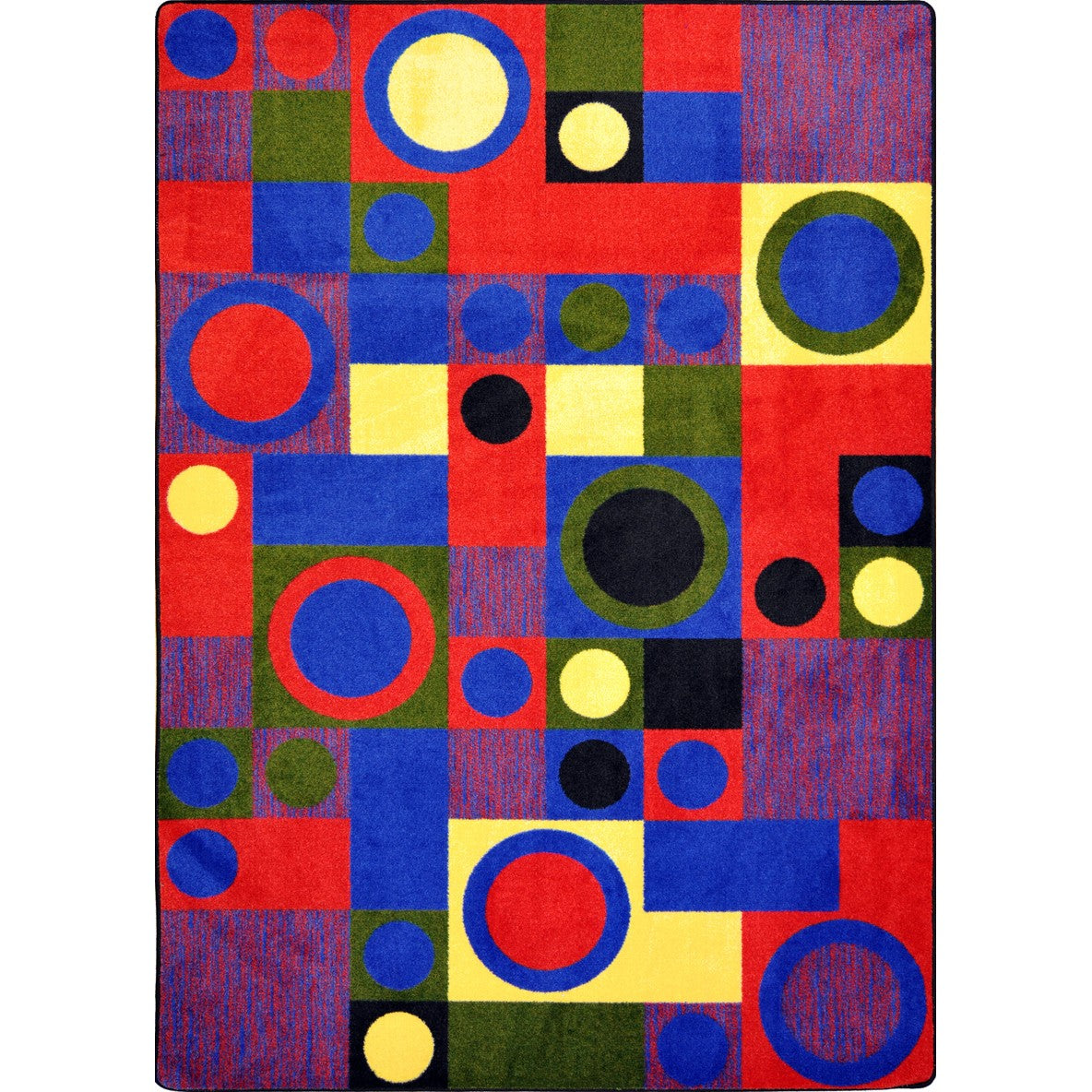 City Block 10'9" x 13'2" area rug in color Red