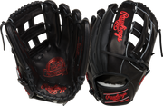 Rawlings Pro Preferred Series 12.75-Inch Baseball Glove - Right Hand Thrower - Black/Speedshell
