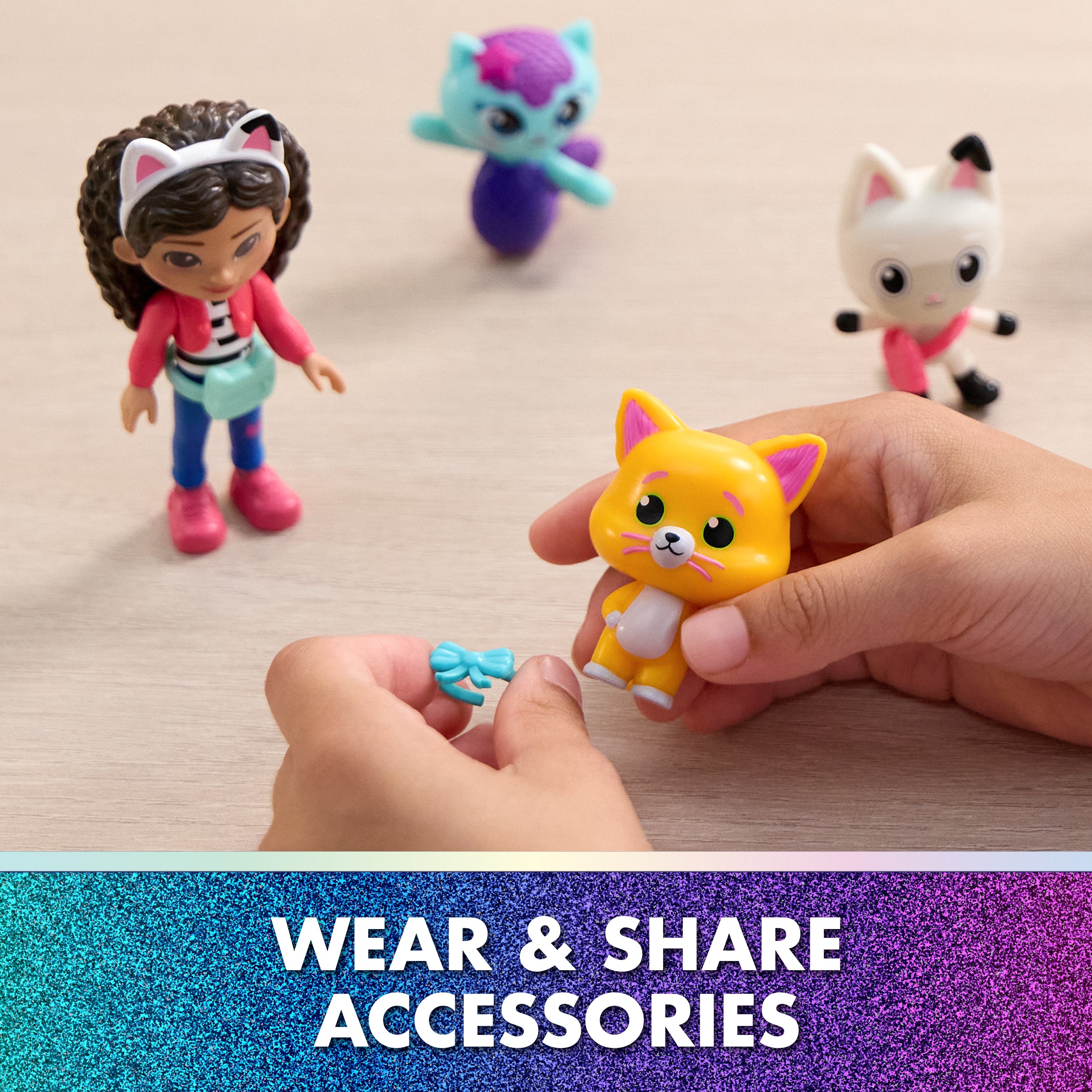 Gabby's Dollhouse: The Movie, Cat-venture Crew Pack, 11-Piece Toy Figure Set with Accessories, Kids Toys for Girls & Boys Ages 3 and Up