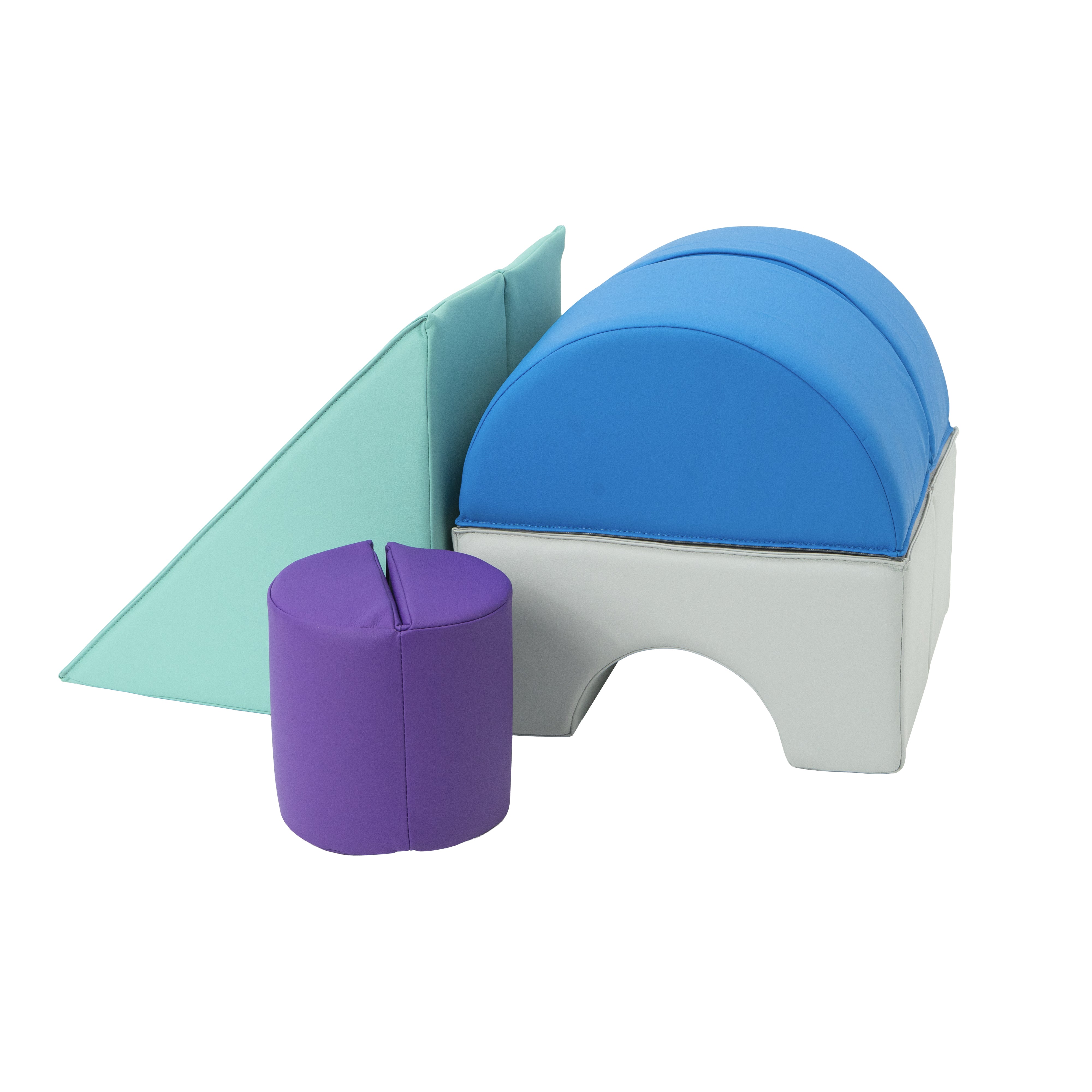 Essentials Folding Blocks, 4-Piece Set - Contemporary/Purple