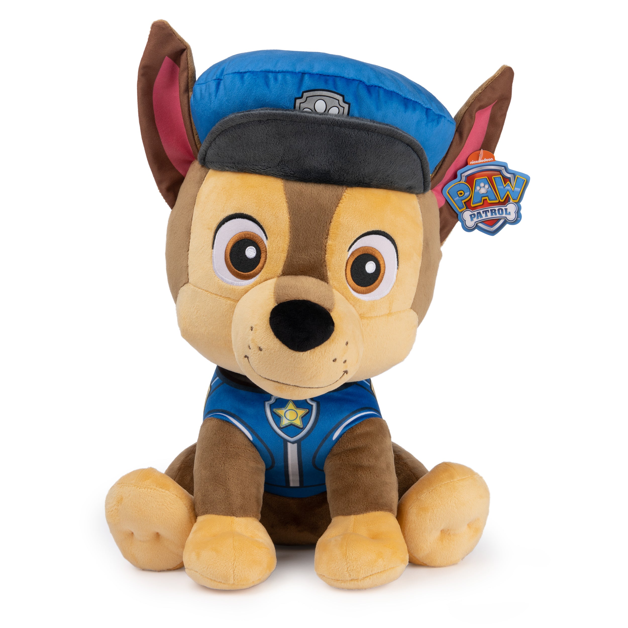 GUND PAW Patrol Chase Plush, Official Toy from the Hit Cartoon, Stuffed Animal for Ages 1 and Up, 16.5” Styles May Vary