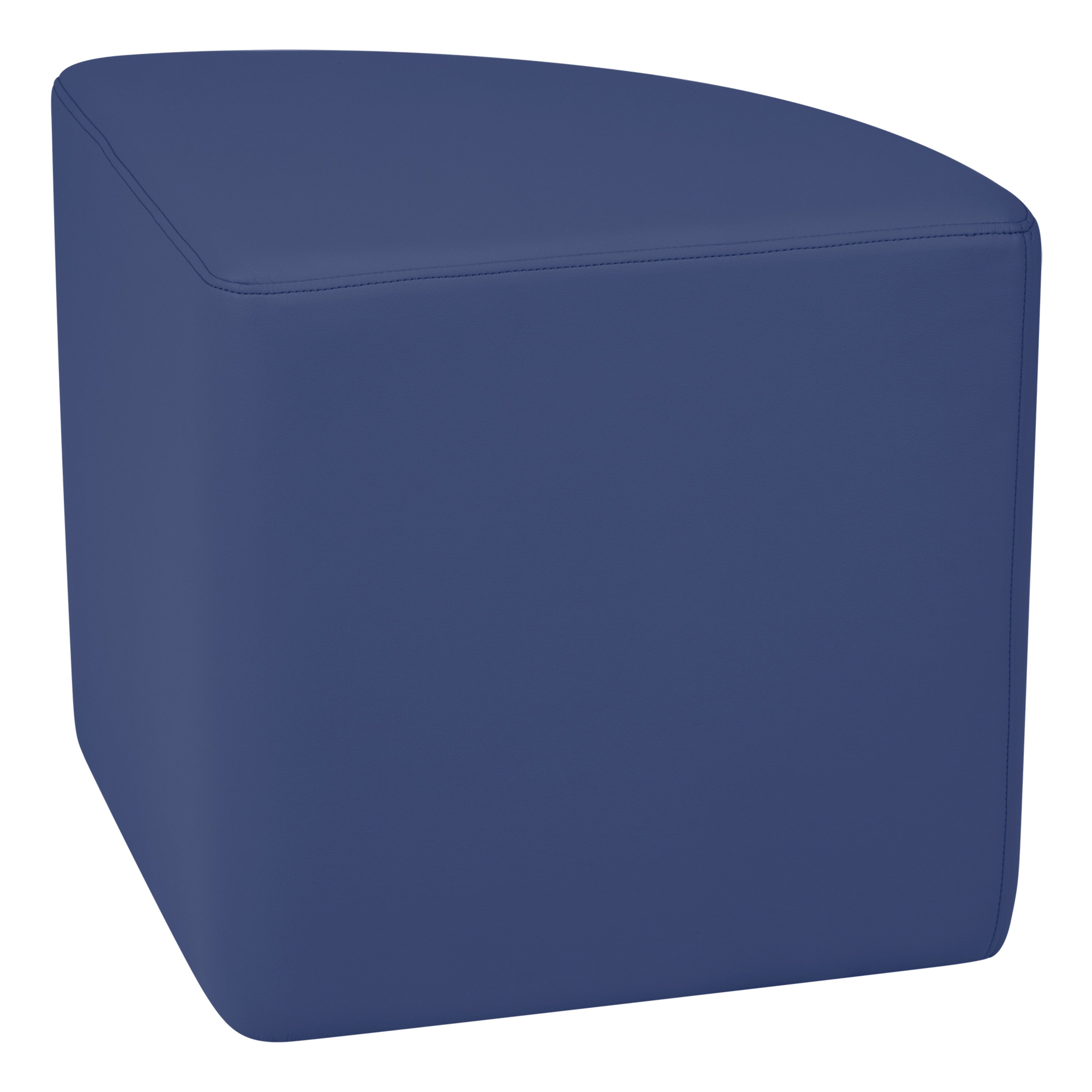 Pro Series Upholstered Pie Ottoman 18" Height - Navy
