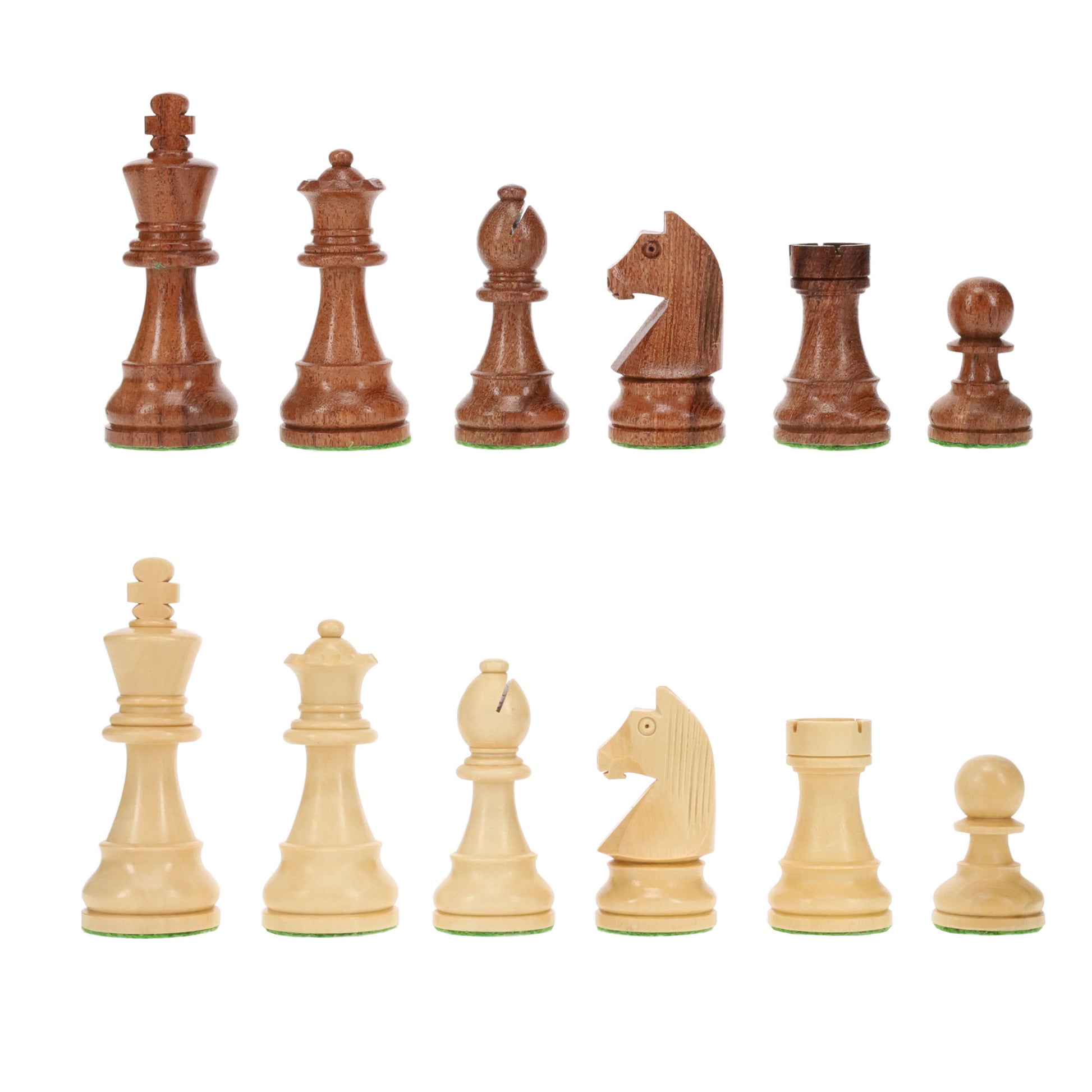 Classic Staunton Chess Pieces - Weighted with 3.75 in. King