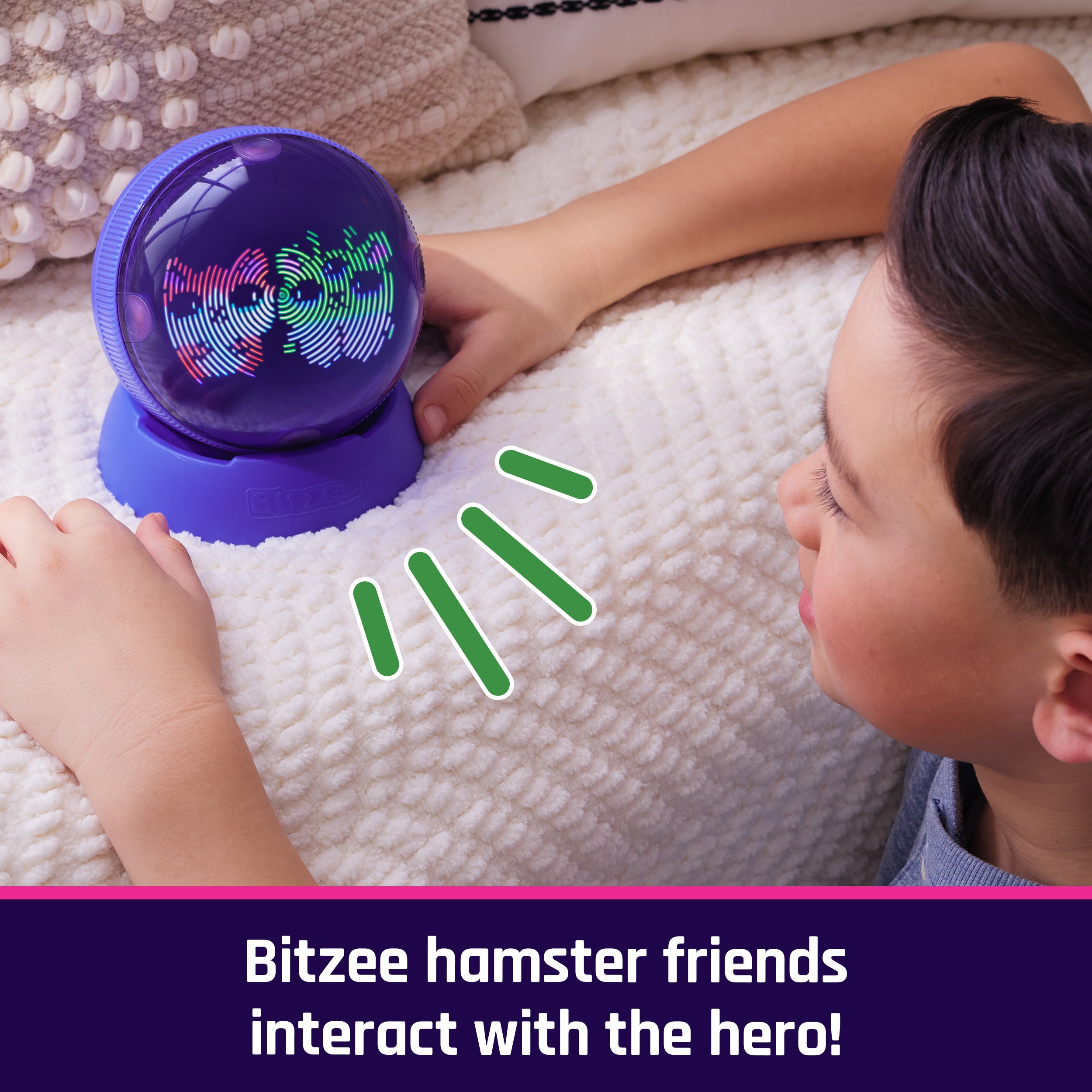 Bitzee, Hamster Ball Interactive Toy with over 20 Hamsters Inside, Rolls & Reacts to Touch, Digital Pet Kids Toys for Girls & Boys Ages 5 and up