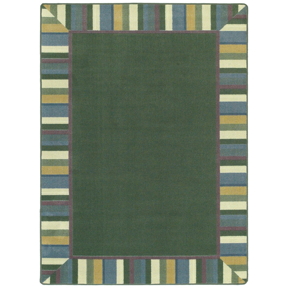Clean Green 3'10" x 5'4" area rug in color Soft