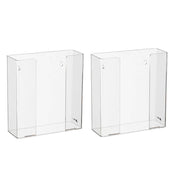 Double Box Capacity Acrylic Glove Dispenser 2 Pack