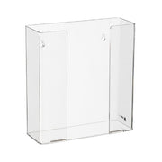 Double Box Capacity Acrylic Glove Dispenser